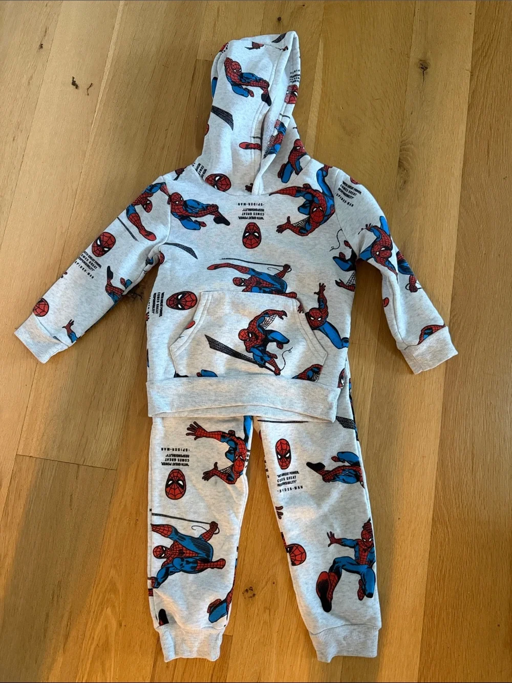 Marvel Red & Blue Spider-Man Toddler Hoodie